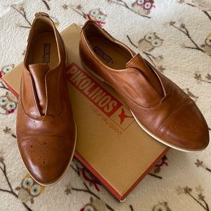 Women's Pikolinos Santorini W7G-3517 Brandy Leather Size EU 42, US 11.5-12.